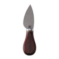 Titanium Hard Cheese Knife with Red Colorwood Handle