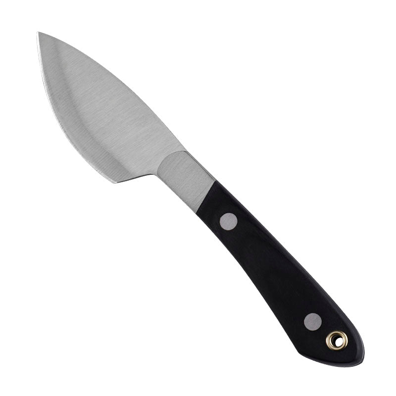 Hard Cheese Knife with Stainless Steel Blade & Black Pakkawood Handle
