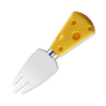Three-Prong Cheese Fork with Cheese-Shaped PP Handle