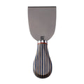 Titanium Cheese Cleaver with Blue Colorwood Handle
