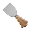 Christmas Tree Cheese Cleaver with Rubberwood Handle – Wide Blade