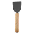 Cheese Cleaver with Black Titanium-Coated Blade & Rubberwood Handle