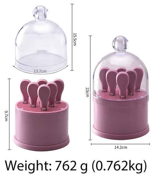 6-Piece Cheese Knife Set with Dome Stand