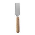 Wide-Blade Hard Cheese Knife with Stainless Steel Blade & Round Rubberwood Handle