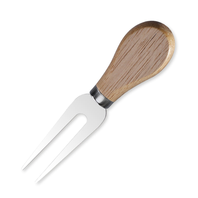 Cheese Fork with Rubberwood Handle