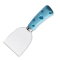 Wide Cheese Cleaver with Heart-Cutout Blue PP Handle