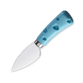 Pointed Hard Cheese Knife with Heart-Cutout Blue PP Handle