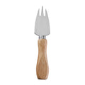 Rubberwood Handle Three-Tine Cheese Fork