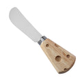 Cheese Spreader with Cheese-Shaped Holey Rubberwood Handle