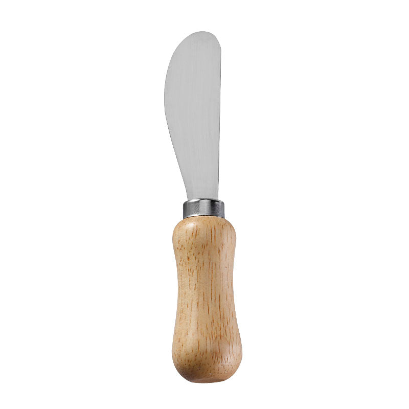 Rubberwood Handle Cheese Spreader