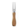Rubberwood Handle Two-Tine Cheese Fork