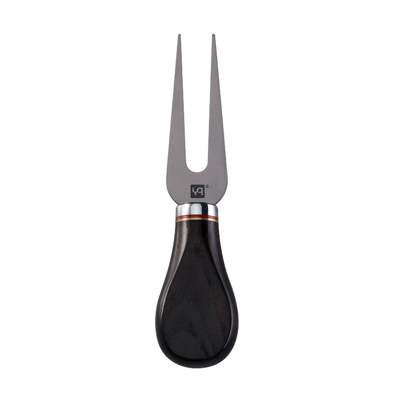 Titanium Cheese Fork with Ebony Handle