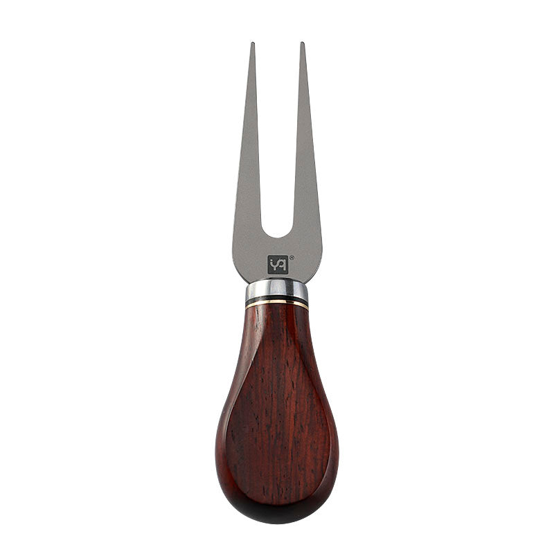 Titanium Cheese Fork with Rosewood Handle
