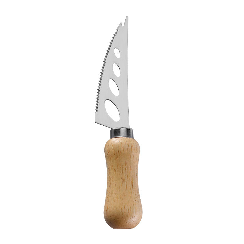 Rubberwood Handle Soft Cheese Knife
