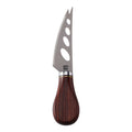 Titanium Soft Cheese Knife with Rainbow Colorwood Handle