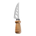 Rubberwood Handle Soft Cheese Knife with Holes